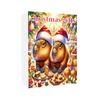 Capybara Advent Calendar Christmas 2D Capybara Decorations 24 Day Countdown To Christmas Calendar for Tree Car Wall Home Festive Holiday Decor