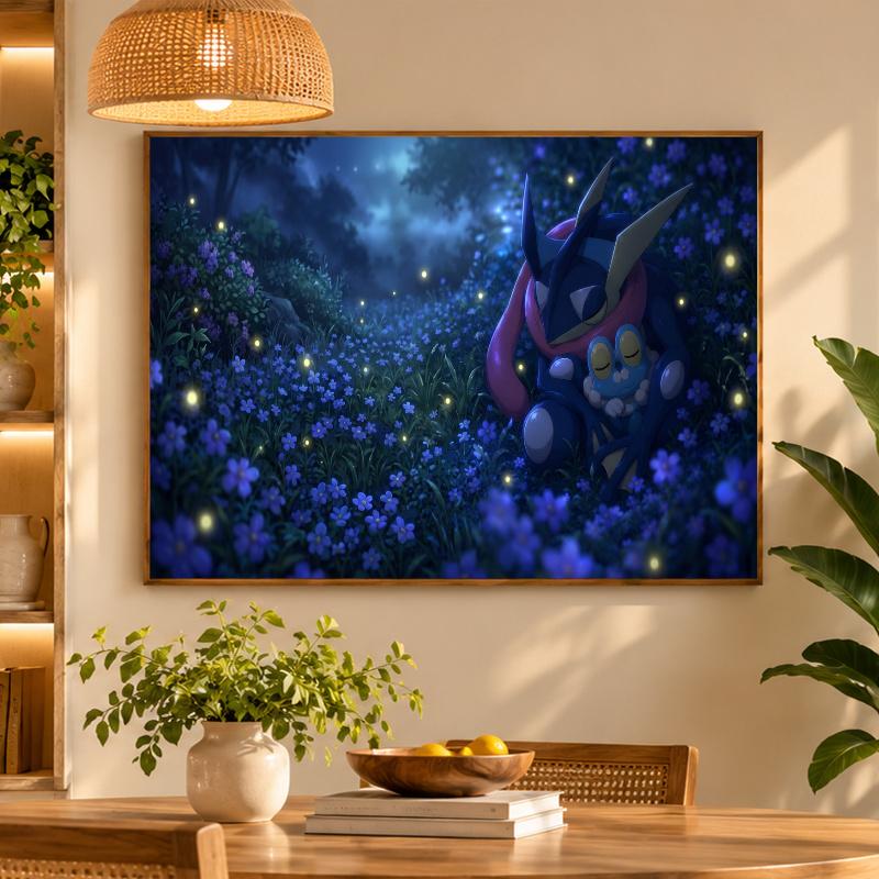 5D Diamond Painting Greninja DIY Full Drill Diamond Art Kit Home Decoration