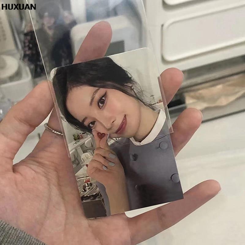50pcs Original Korea Card Sleeves Photcards Clear Protector Kpop Shield Board Games Tarot Cards Photocard Protector Film