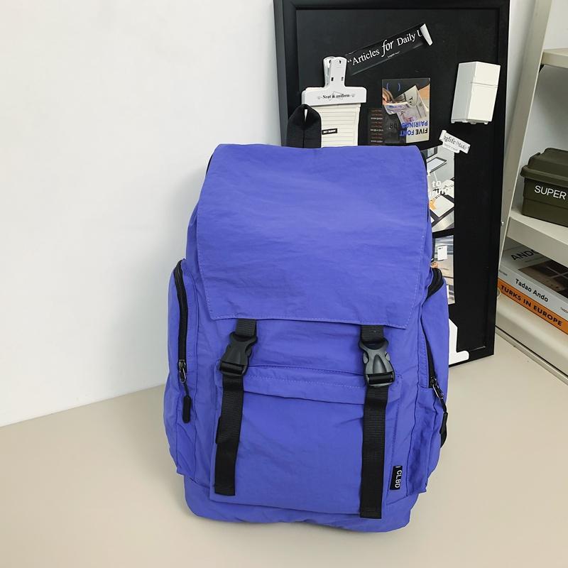 Однотонная школьная сумка для школьников — фото 12