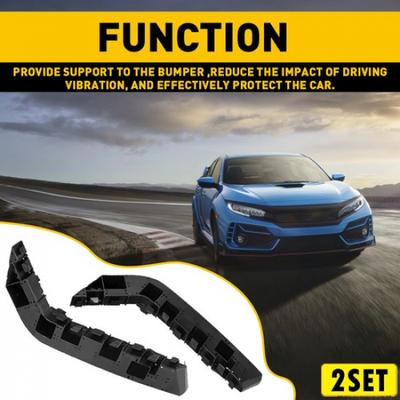 Front Bumper Bracket 4pc Hold Mount for 2016 2017 2018 Honda Civic Sedan EV