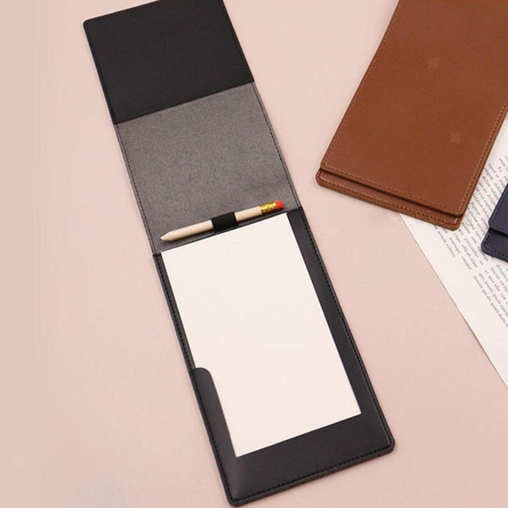 Black Brown Golf Score Book PU Leather Score Notebook Golf Golf Scorecard Holder  Golf Accessories