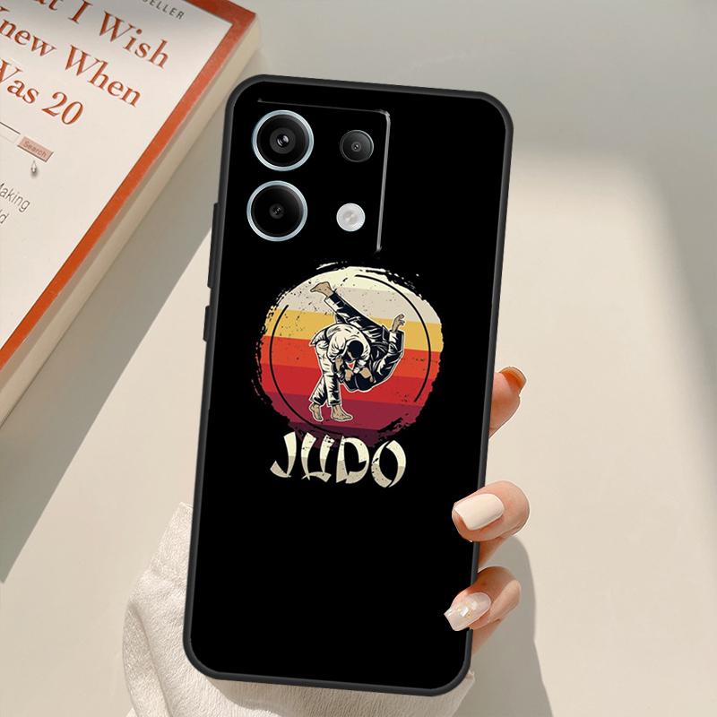 Japanese Martial Arts Judo Funda For Xiaomi Redmi Note 14 Pro 9 10 11 12 13 Pro 11S 12S Case For Redmi 14C 10C 12C 13C