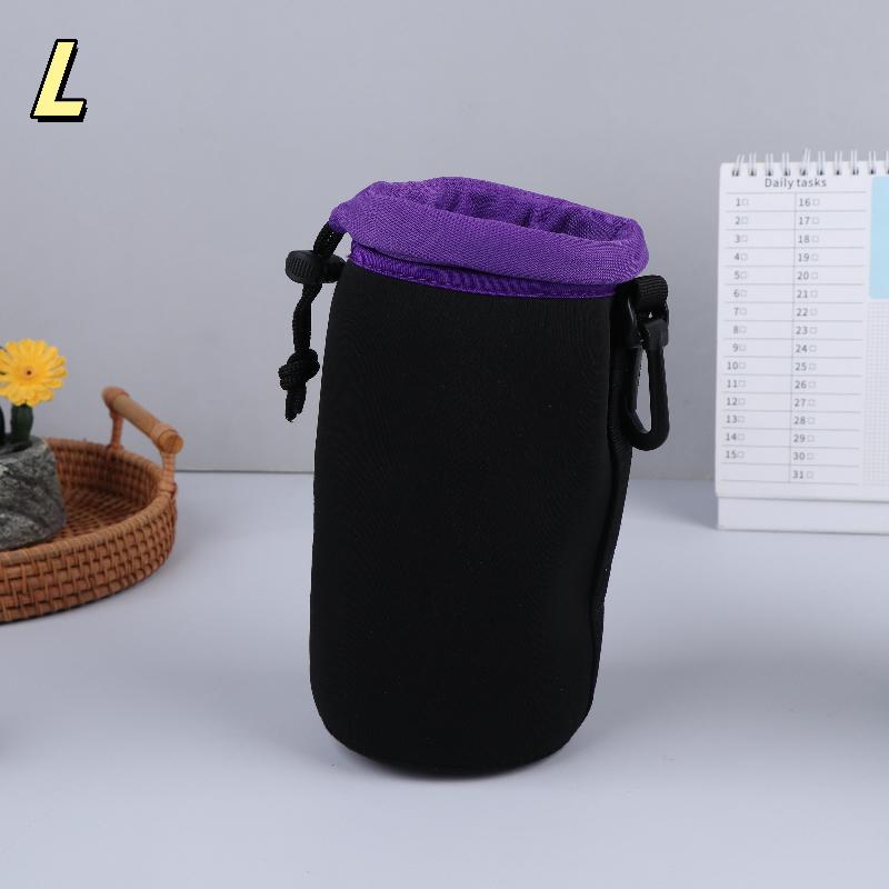 Camera Lens Cover Neoprene Lens Bag Waterproof Soft Camera Lens Pouch Shockproof Camera Lens Bag For Most Digital Slr Camera