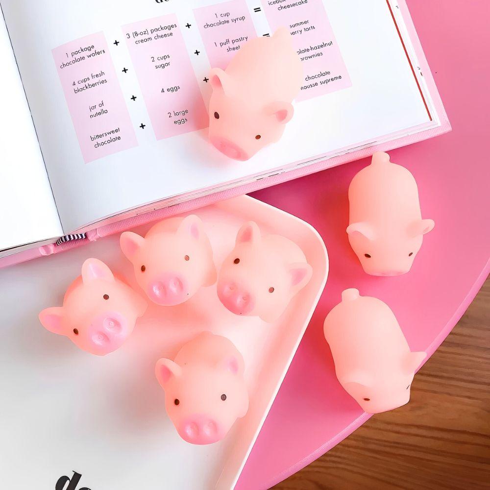 16/21 Stück Plastik Quietsche-Schwein Hundespielzeug, Weiches Quetschschwein Geräusch, Welpen Kauspielzeug für den Zahnwechsel, Interaktives Haustierbedarf für Hundespiel YMY