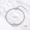 Stainless Steel Animal Letter Star Bracelet - Unisex Fashion Accessory