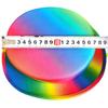 Rainbow Color Tall Hat for Music Festival Adult Unisex All Matching Headwear Stage Show Hat for Theme Event Gathering