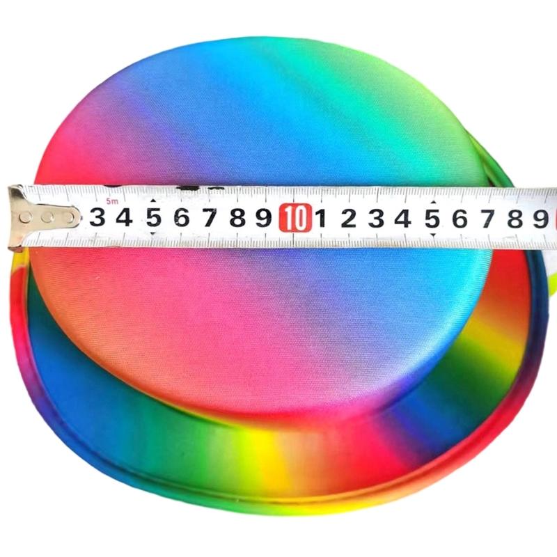 Rainbow Color Tall Hat for Music Festival Adult Unisex All Matching Headwear Stage Show Hat for Theme Event Gathering