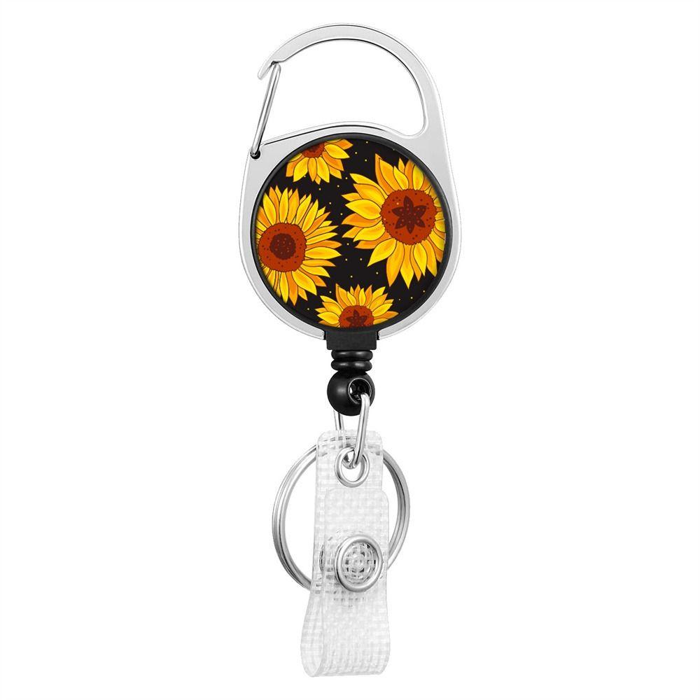 Lanyard Clip Retract Pull Key Chain Badge Reel Clip Name Tag Holder Badge Holders ID Card Key Ring