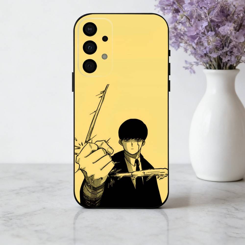 

Чехол для телефона Manga Mashle M-Magic and M-Muscles Для Samsung Galaxy A73, A72, A71, A70, A53, A52, A51, Другие Мягкий Черный Чехол Samsung a50 30s 50s