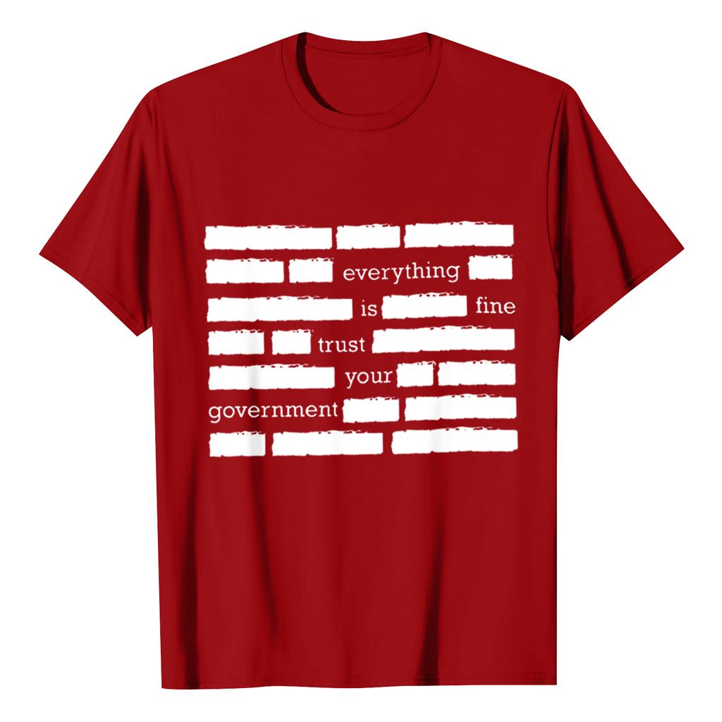 USA Anniversary Men's Casual Letter Print Short-Sleeve T-Shirt