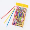Strix Design Colorful Palette Flexible Straws, 200 Straws (2 x 100 Straws), 21cm, 8 Colors, MB-261