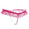 Sex Underwear Free Sex Underwear Women's Sexy T-pants Pearl Large Size Open Crotch Thong Lace Temptation Wholesale