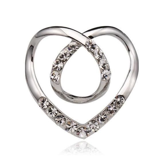 Женская круглая блестящая шелковая лента с пряжкой и стразами, держатель для шарфа из сплава, зажим для шарфа