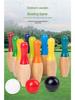Toddler Wooden Number Bowling Game: Educational Parent-Child Interaction Toy