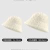Face rabbit fur hat women's autumn and winter warm bucket hat new versatile basin hat plush bucket hat