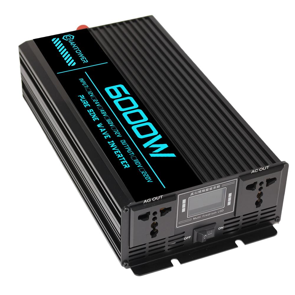 Multi-Voltage Pure Sine Wave Inverter: 12V-72V to 220V for Home, Car, and Truck Use