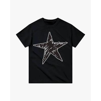 Letnie ubrania Retro Nadruk Graffiti Krótki Rękaw Dziecięca Koszulka Wysoka Jakość Komfort Bawełna ubrania y2k Dziecięca Oversize Koszulka