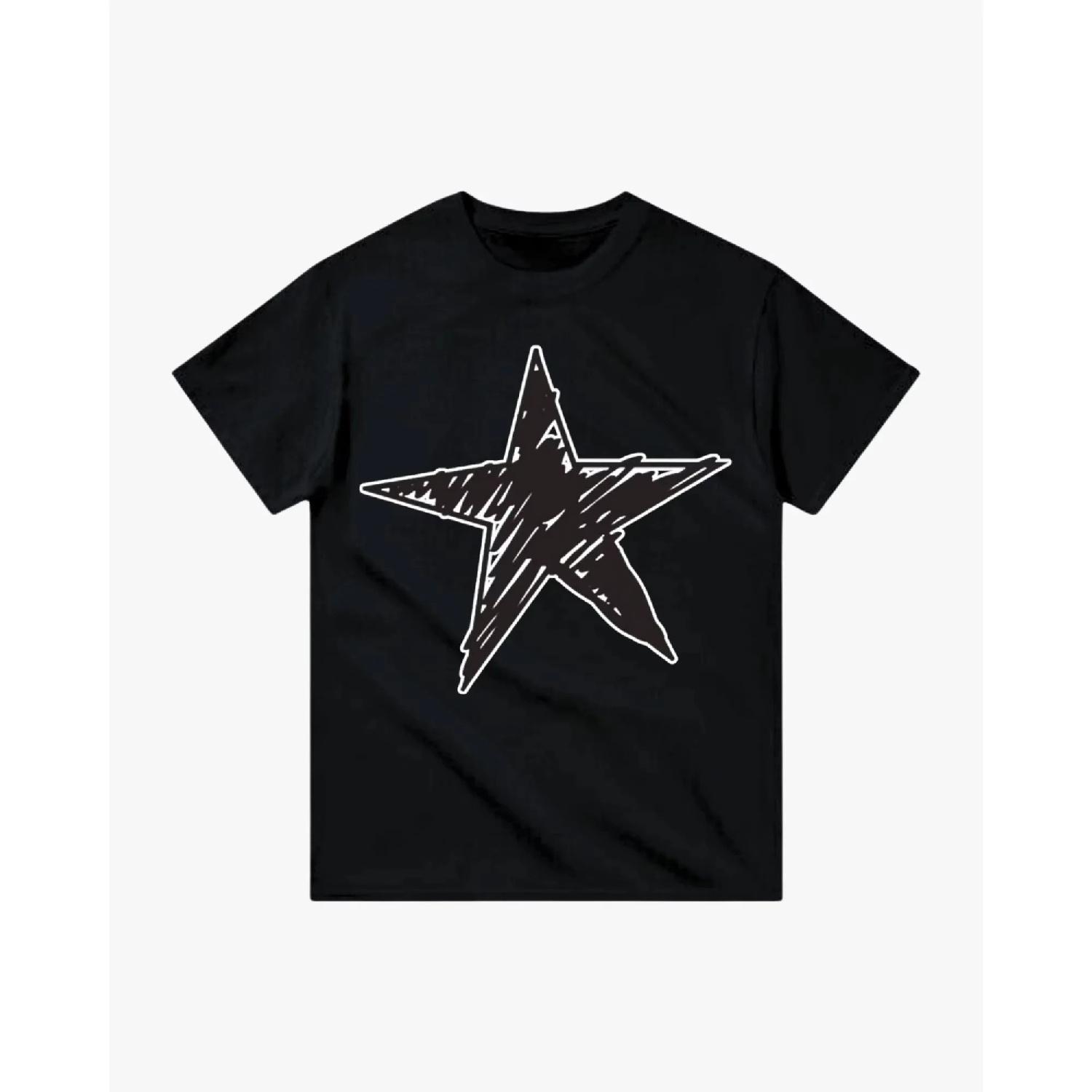 Летняя одежда Ретро Граффити Принт Футболка с коротким рукавом Детская футболка Высокое качество Комфортный хлопок y2k одежда Детская футболка оверсайз XXXXXL разноцветный