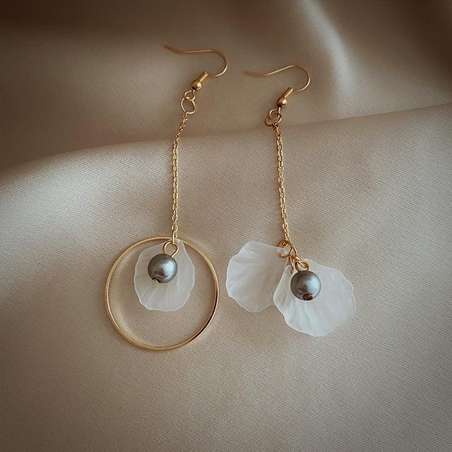 

Французские длинные серьги, винтажные модные украшения, юбилейные универсальные серьги для банкета и невесты, милые простые серьги для женщин