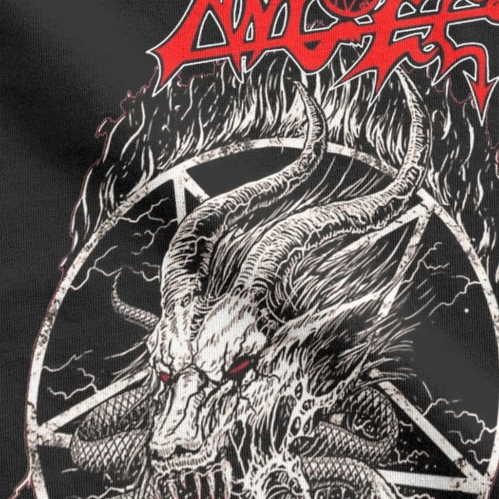 Men's T-Shirt Morbid Angel Death Metal Humorous Cotton Tees Short Sleeve T Shirt Round Neck Tops New Arrival