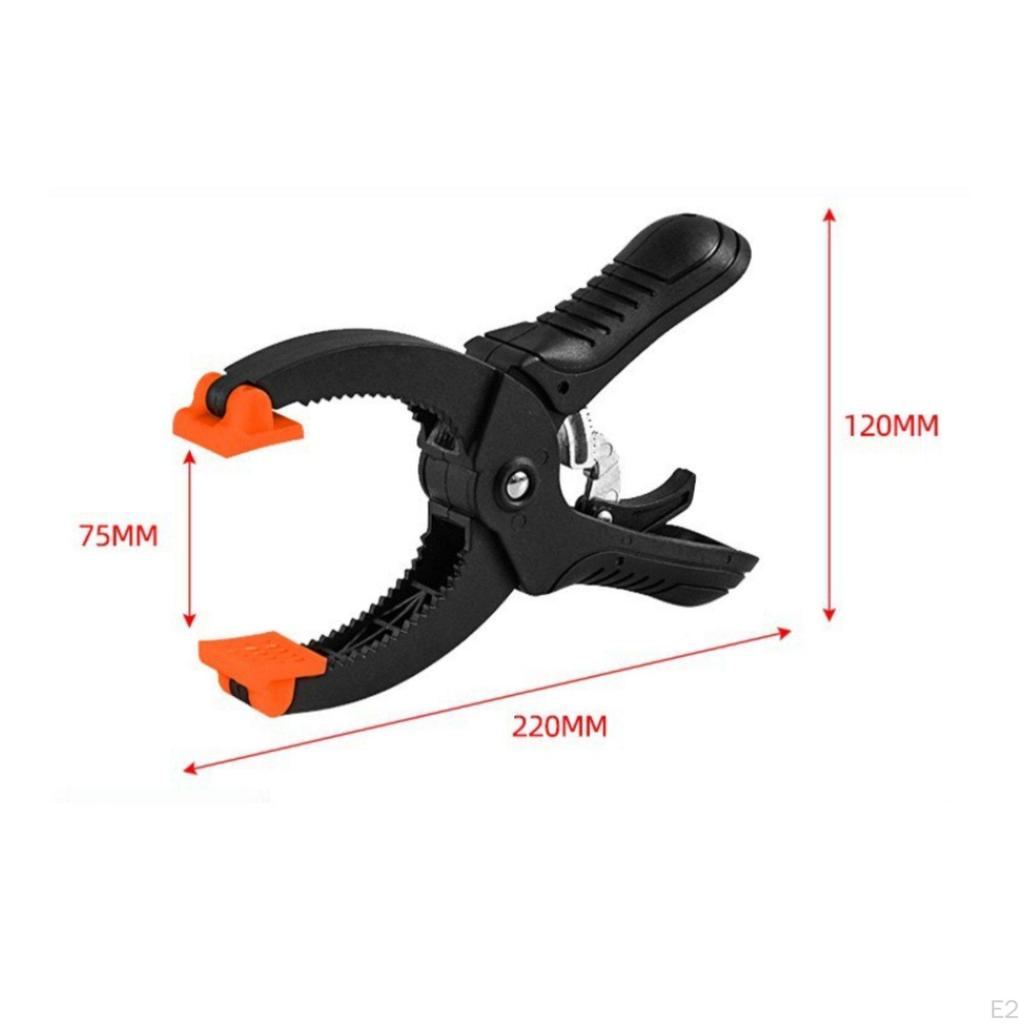 Duty Carpentry Clamp MicroAdjustment Locking Ratchet clip Tool for Crafts, Backdrop Stand,