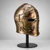 Barbuta-Helm aus 18GA-Stahl, Nachbildung einer mittelalterlichen Ritterrüstung im Kommandostil, Cosplay-Helm