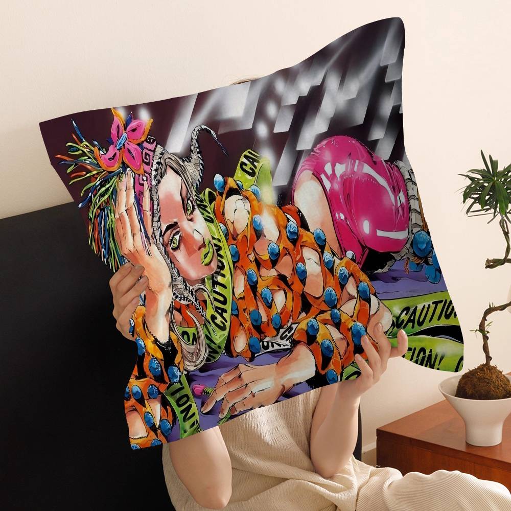 Jojo B-bizarre A-adventure Pillow Cover Design cushion Cover decor Holiday Decorati