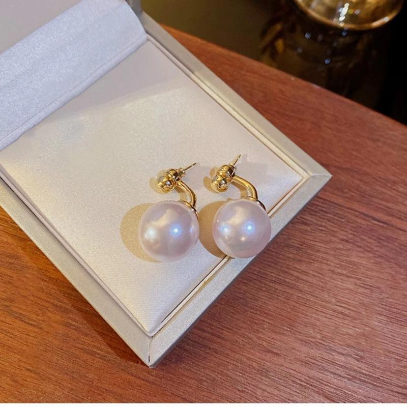 Sweet Cool Two-wear Pearl Earrings Fashion Versatile Design Women's Personalized Temperament Everyday Fashion Ear Jewelry