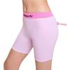 adidas Letter Ribbed Antibacterial Mid-Rise Boxer Shorts Women Shorts Orchid-Purple 4A2H42-536