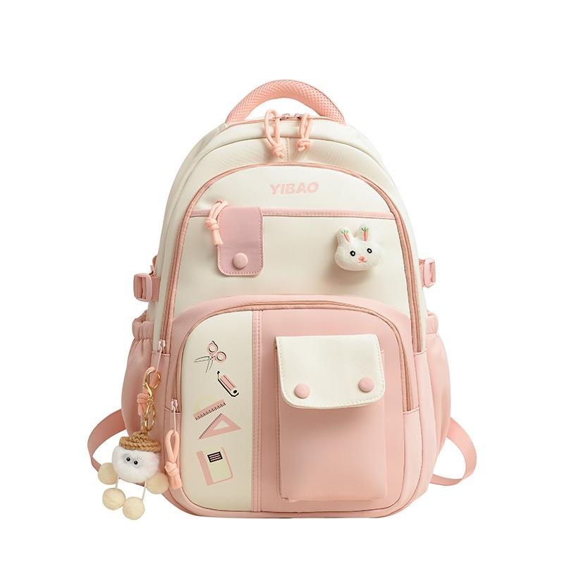 Schoolbag cartoon backpack female large capacity cute primary school backpack Korean version small fresh backpack primary school versatile schoolbag