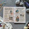 Resin Art Notebook Step-by-Step Guide for Epoxy Casting Layering Creative Copper Paper Craft Journal for Outdoor Enthusiasts