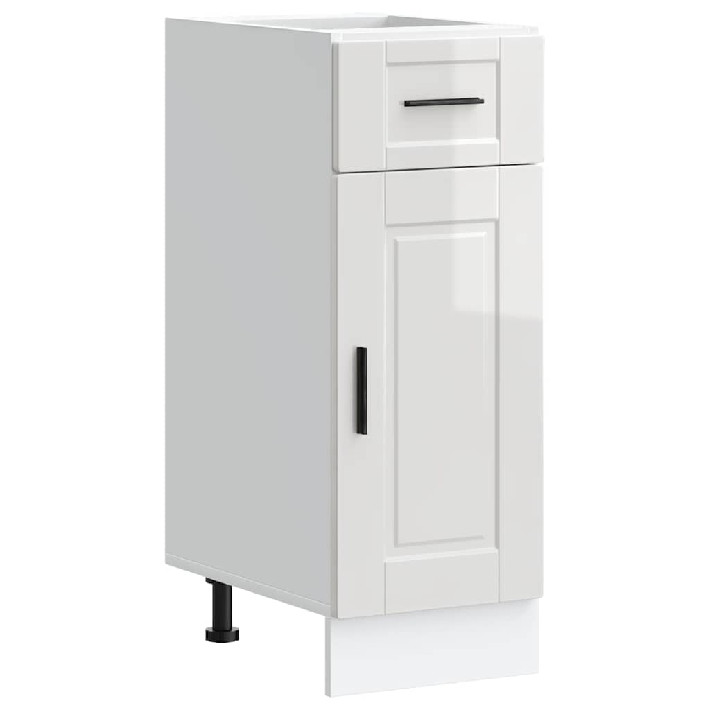 Vidaxl Kitchen Base Cabinet, Porto, White, Wood-based Material