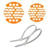 2Pcs Cable Organizers Tool 30 Holes Networks Cable Combs Networks Room Cables Management Tool Cord Holder Enduring