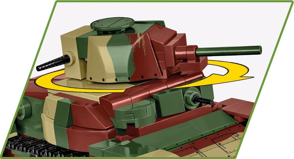 COBI Block Japanese Army Tank Type 95 Hago 380 Pieces Compatible with Lego IN 3115 1/35 [MADE EU]
