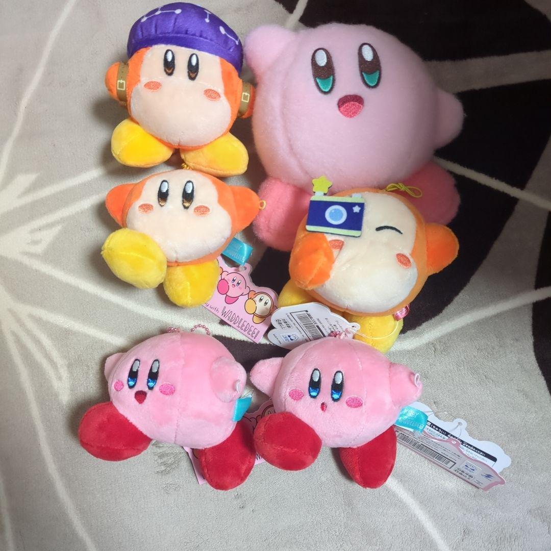 kirby stuffed toy set