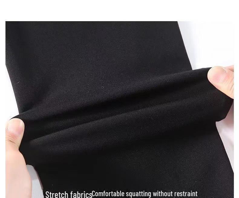 Women's High Waist Black Velvet Bell Bottom Leggings
