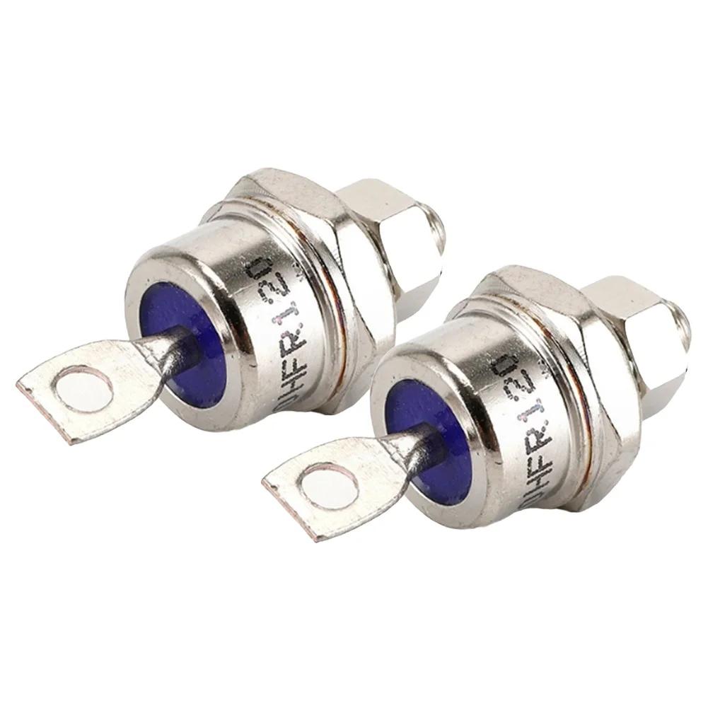 2Pc Stud Rectifier Diode 85A/70A/50A/40A/25A 1200V Positive Cathode/Negative Anode Stud Mount Diode Rectifier 25-85HF/HFR 120