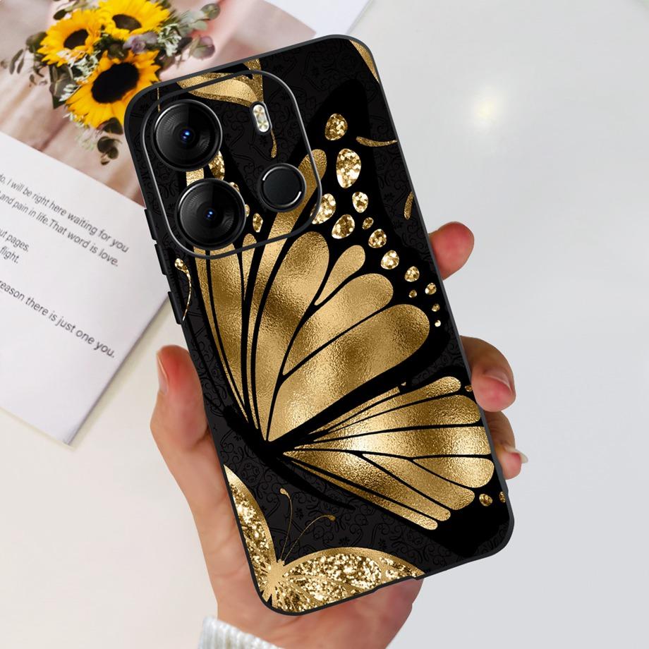 For Tecno Pop 7 BF6 Pop 7 Pro 7PRO BF7 BF7h Case Soft TPU Matte Silicone Bumper Coque Fundas Marble Space Man Dragon Etui Pop7