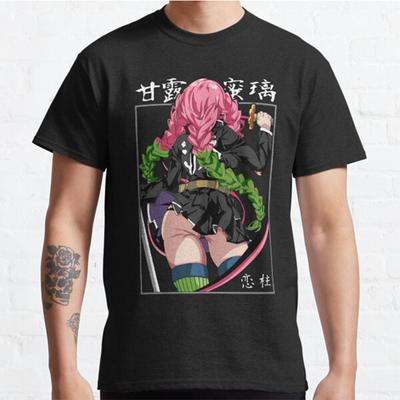 Demon Slayer Grafische T-shirts Shirt Heren T-shirts Harajuku Tops Vintage Korte Mouwen Oversized Unisex T-shirts Shirts