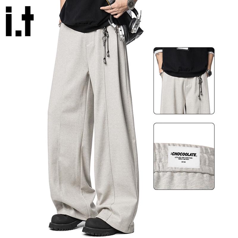 Мужские повседневные брюки со стрелками из смесовой шерсти в стиле  Old Money  2XL