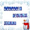 24Pcs Christmas Blue Press On Nails Medium Square Snowflake False Nail Full Cover Glossy Cute Snowman Design Winter Stick On Nail Xmas Acrylic