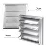 Stainless Steel Air Vent Duct Grill Air Outlet Square Vent Extractors Ventilation Cover Vent Exhaust Hood Outlet