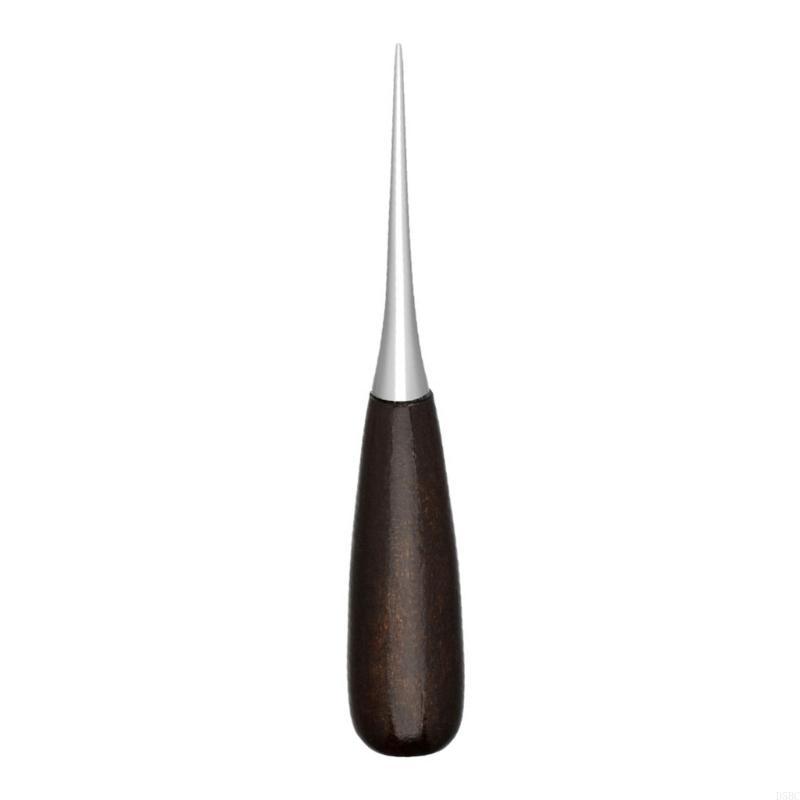 10Pcs Professional Leather Punching Tool Handle Leather Sewing Awl Tool