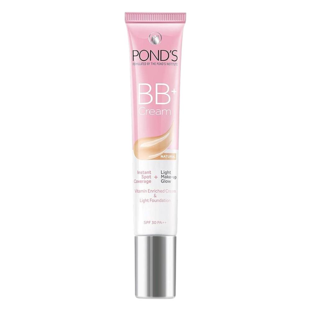 Pond's Full Coverage BB+ Cream Light 18g For All Skin Types With SPF 30 PA++ Instant Glow & Spot Coverage