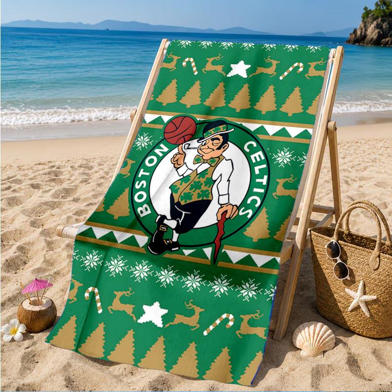 Celtics Logo Beach Towel, Microfiber Beach Towel, Perfect For Pool, Beach, Travel, Home Decor Beach Party Fan Gifts
