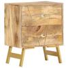 Nightstand 40 x 30 x 50 cm Solid Mango Wood
