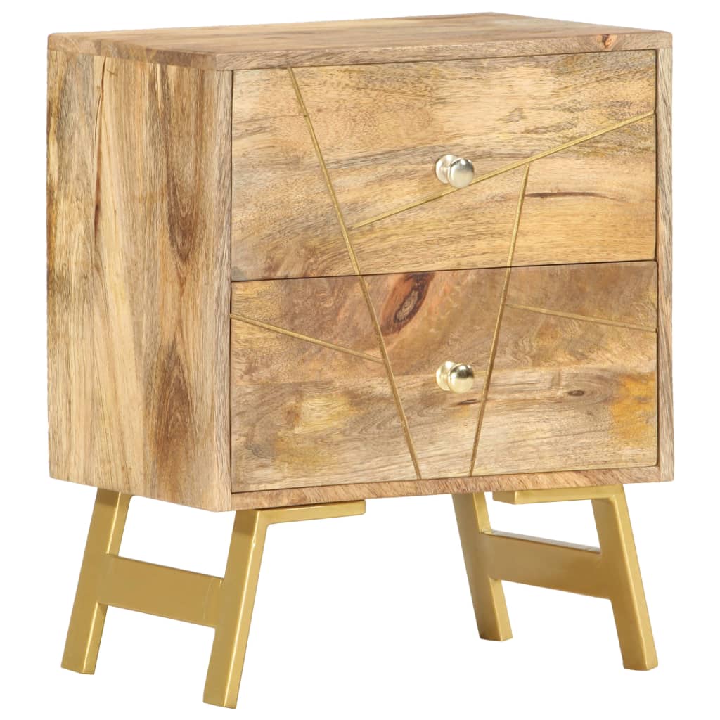Nightstand 40 x 30 x 50 cm Solid Mango Wood