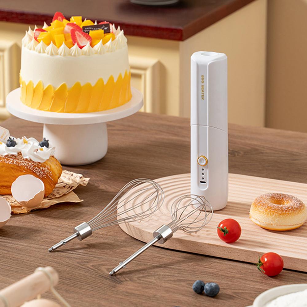 Elektrischer Haushaltskuchen-Sahne-Whipper, wiederverwendbar, arbeitssparend, Schneebesen, Küchenbedarf