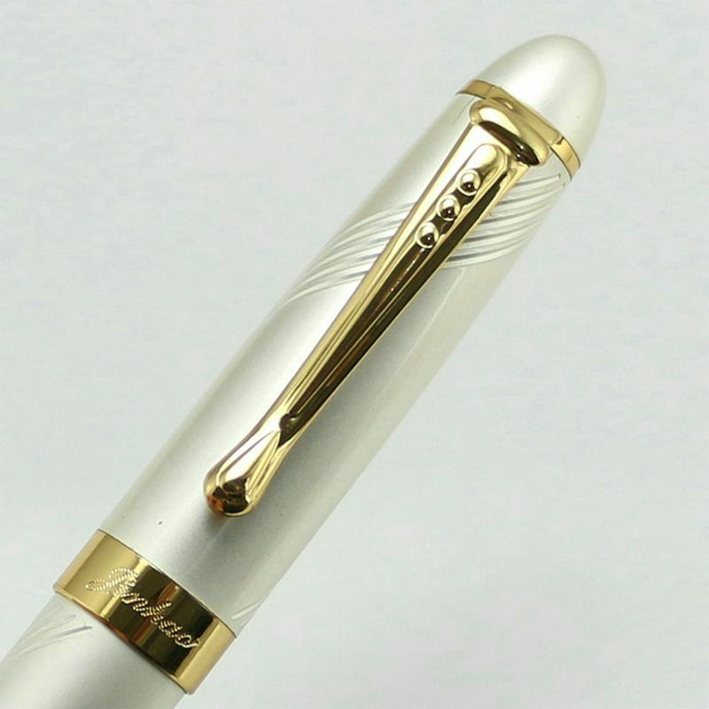 JINHAO X450 High Quality Multicolor White 18KGP Nib Fountain Pen Twist Carven Stationery School&Office Writing
